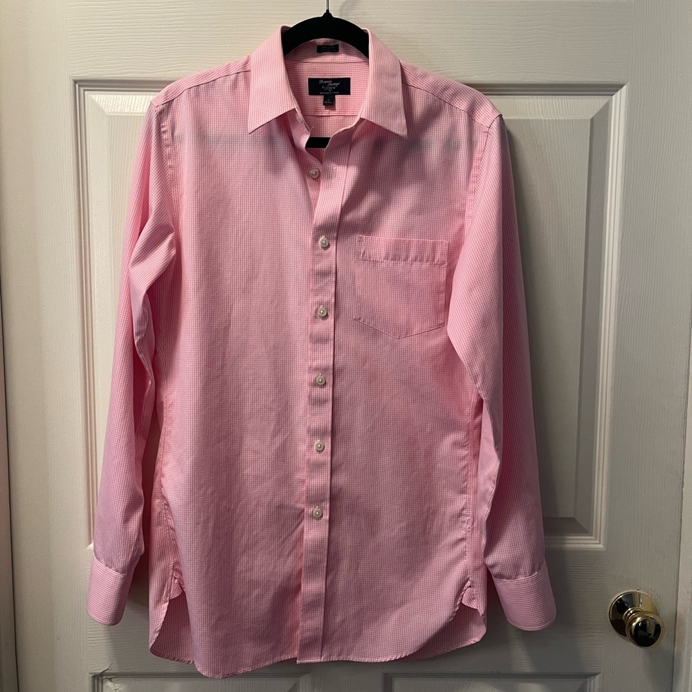 J. Crew Men’s Button Down Thompson Shirting Wrinkle Free Shirt‎ Size Small